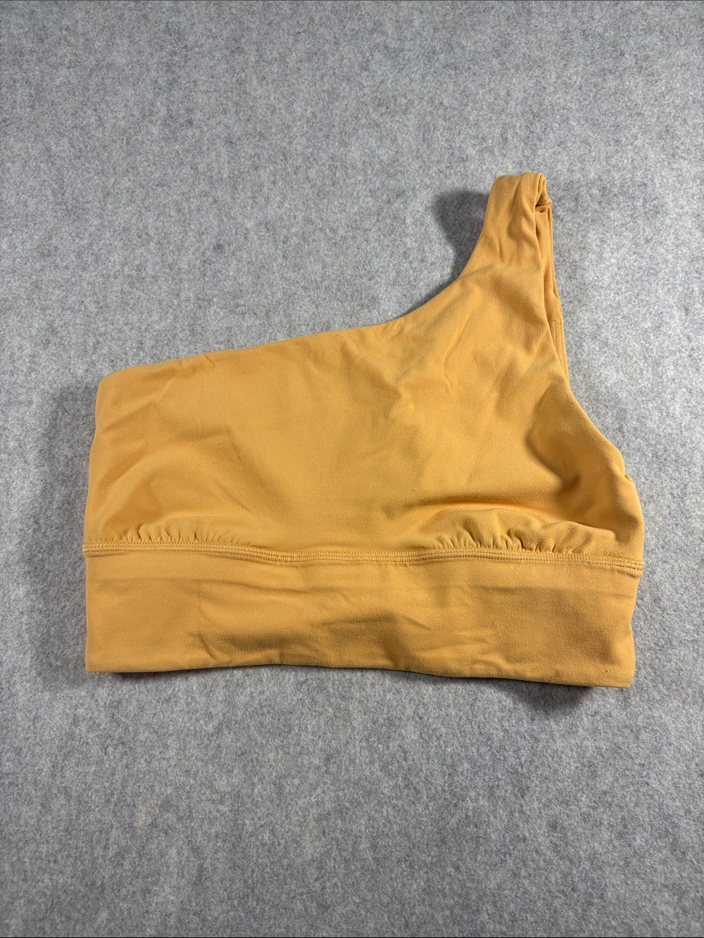 Lululemon Align Asymmetrical Bra Size 8 Mango Dream EUC One Shoulder